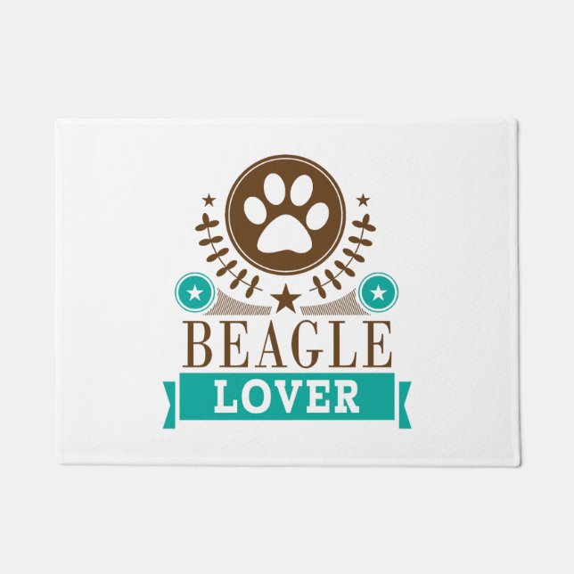 Beagle Dog Lover Fußmatte (Vorderseite)