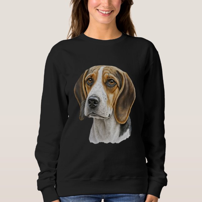 Beagle Dog Lover Mom & Dad Sweatshirt (Vorderseite)