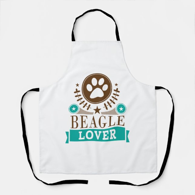 Beagle Dog Lover Schürze (Vorderseite)
