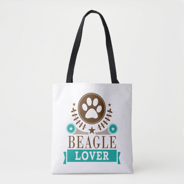 Beagle Dog Lover Tasche (Vorderseite)