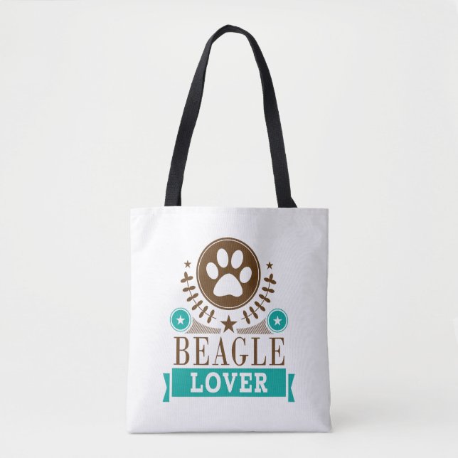 Beagle Dog Lover Tasche (Vorderseite)