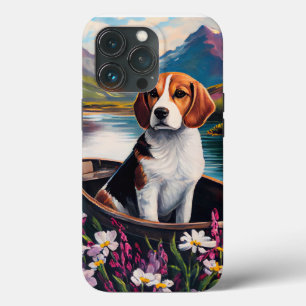 Beagle Dog on a Paddle: Ein Landschaftliches Abent Case-Mate iPhone Hülle
