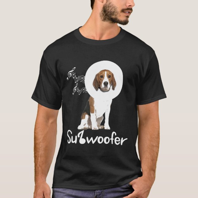Beagle Dog Sub Woofer T-Shirt (Vorderseite)