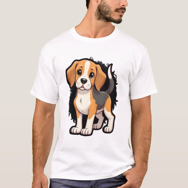 Beagle Dog T Shirt (Vorderseite)