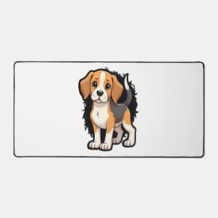 Beagle Dog T Shirt Schreibtischunterlage
