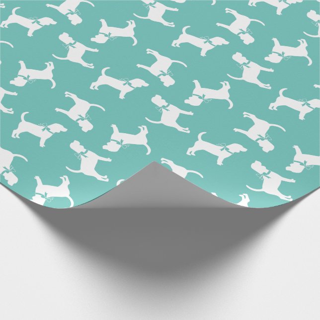 Beagle Doppy Geschenkpapier (Ecke)