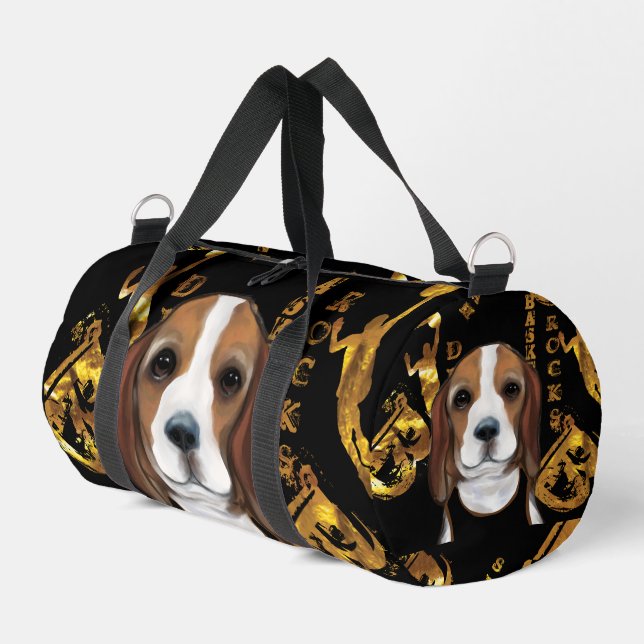 Beagle  duffle bag (Linke Seite)