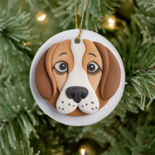 Beagle Ein Leckerer Keks Inspiriert Keramik Ornament