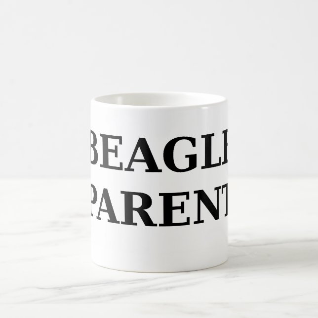 Beagle-Elternteil Kaffeetasse (Mittel)