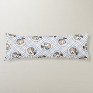 Beagle Englisch Malerei Tri Tricolor Niedliche Dog Seitenschläferkissen