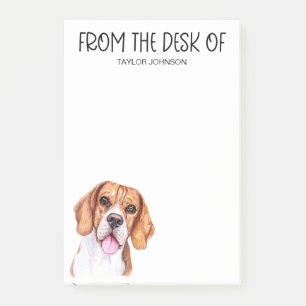 Beagle-Fan Post-it Klebezettel
