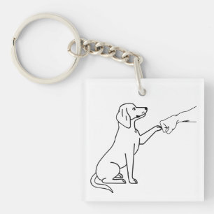 Beagle Fist Bump   Geschenk für Hunde Liebhaber    Schlüsselanhänger