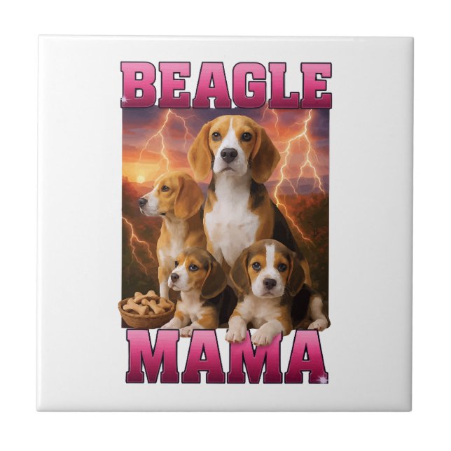 Beagle  fliese (Vorderseite)