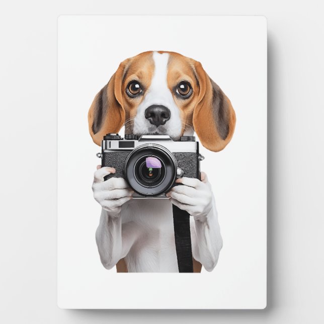 Beagle Fotoplatte (Vorderseite)