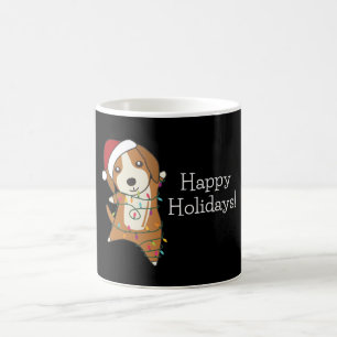 Beagle Frohe Weihnachts-Wintertiere Hunde Kaffee M Kaffeetasse