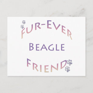 Beagle Furever Postkarte