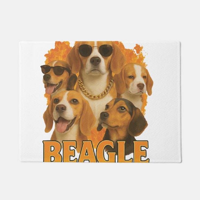 Beagle         fußmatte (Vorderseite)