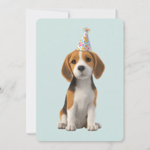 Beagle Geburtstagsfeier Einladung