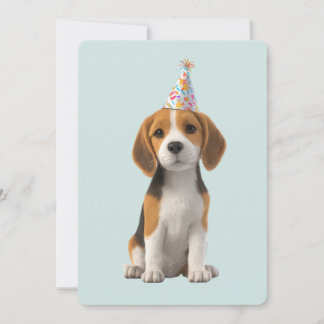 Beagle Geburtstagsfeier Einladung
