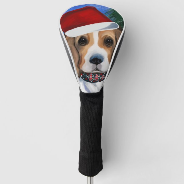 Beagle Golf Headcover (Vorderseite)