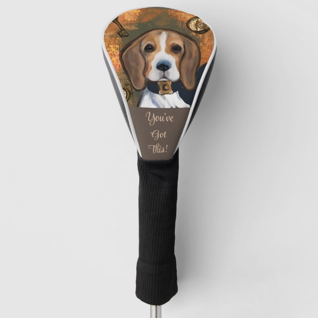Beagle Golf Headcover (Vorderseite)