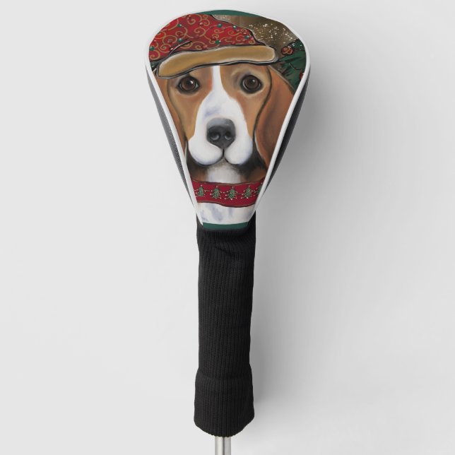 Beagle Golf Headcover (Vorderseite)