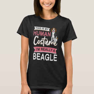 Beagle Halloween Bekleidung für Mädchen und Frauen T-Shirt
