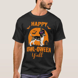 Beagle Halloween Happy Howloween Dog Puff T-Shirt