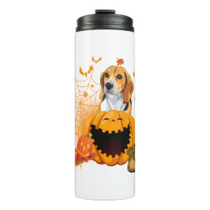 Beagle Halloween T-ShirtBeagle Hund Halloween Thermosbecher