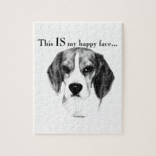 Beagle Happy Face; Happy Beagle; Grumpy Beagle