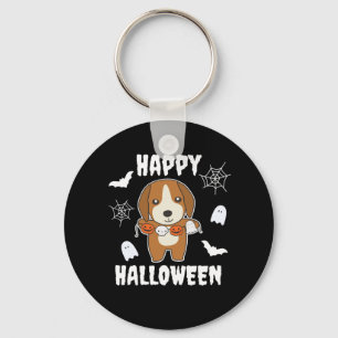 Beagle Happy Halloween Dog Kostüm Schlüsselanhänger