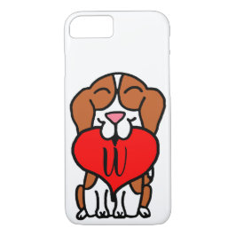 Beagle Heft Cartoon Monogramm Case-Mate iPhone Hülle