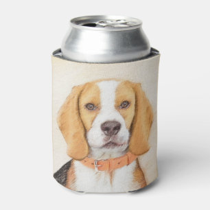 Beagle Hound Dog Malerei Original Tierart Dosenkühler
