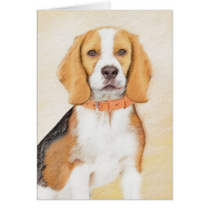 Beagle Hound Dog Peinture Animal Art original