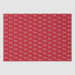 Beagle Hound Hund Weihnachts-Silhouette Rot Seidenpapier<br><div class="desc">Lächeln Sie Ihre Urlaubssaison mit einem Hauch von Liebe! Dieser Beagle Hund Weihnachten Silhouette Red Tissue aus Zazzle fügt den perfekten kaninischen Charme zu Ihren Geschenken und Dekorationen. Ideal für Hundeliebhaber, erhöht es die Freude am Gießen während Sie eine köstliche Dosis Ihrer Lieblingsrasse sprengen. Lass deine Geschenke bellen 'Frohe Weihnachten'...</div>