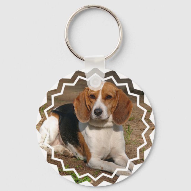 Beagle Hound Schlüsselanhänger (Vorderseite)