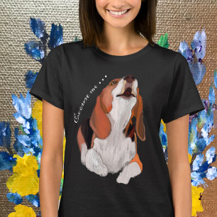 Beagle Howling, Personalisieren, Entschuldigung, T T-Shirt