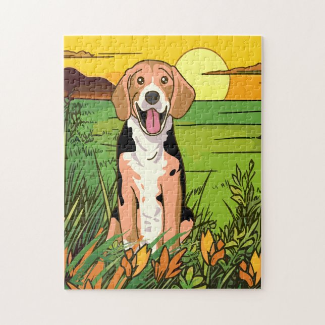 Beagle-Hund (Vertikal)