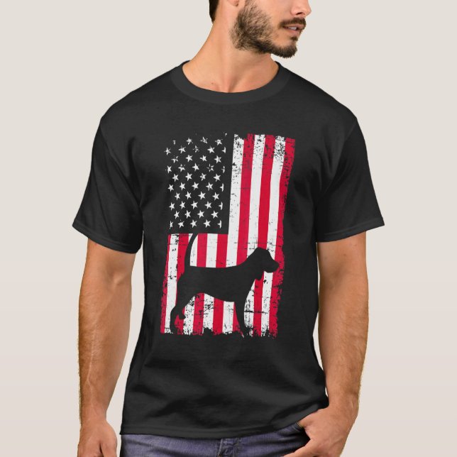 Beagle Hund 2 T-Shirt (Vorderseite)