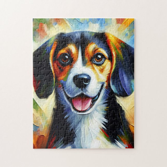 Beagle Hund Akrylic Print Hund Lover Geschenk (Vertikal)