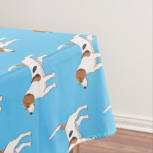 Beagle-Hund Cartoon-Illustration Tischdecke