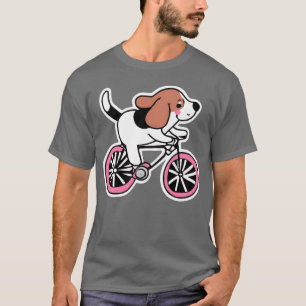 Beagle Hund Fahrrad Hund Lover Welpe lustig T-Shirt