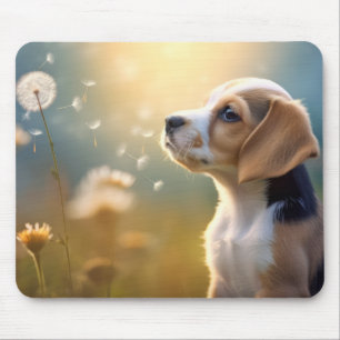 Beagle Hund Haustier Tranquie Friedlich Mousepad