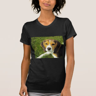 Beagle Hund Haustiere Frieden Liebe T-Shirt