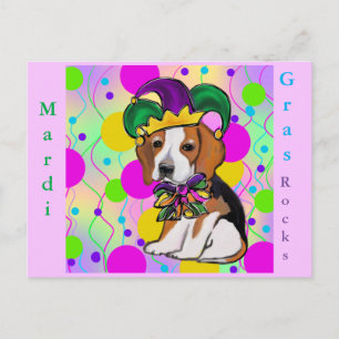 Beagle Hund Postkarte