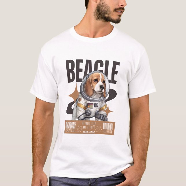 Beagle-Hund T-Shirt (Vorderseite)