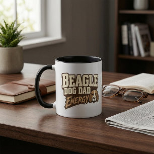 Beagle-Hund-Vater-Energie-Tasse Tasse