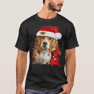 Beagle-Hund-Weihnachts-T-Shirt Weihnachts-Hund Wes T-Shirt