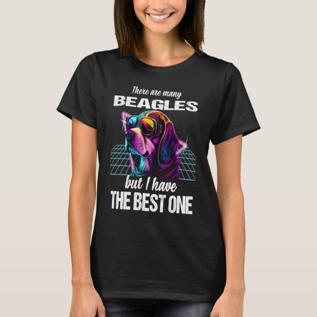 Beagle Hunde Beagle 1 T-Shirt (Vorderseite)