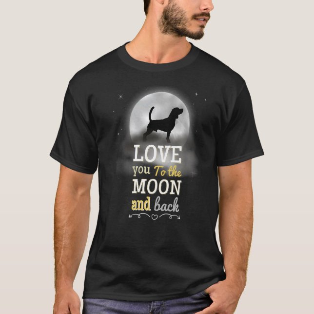 Beagle Hunde T-Shirt (Vorderseite)